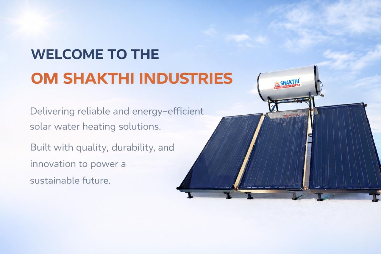 OM Shakthi Solar water heater system